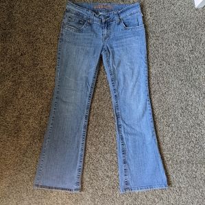 Hydraulic boot cut jeans